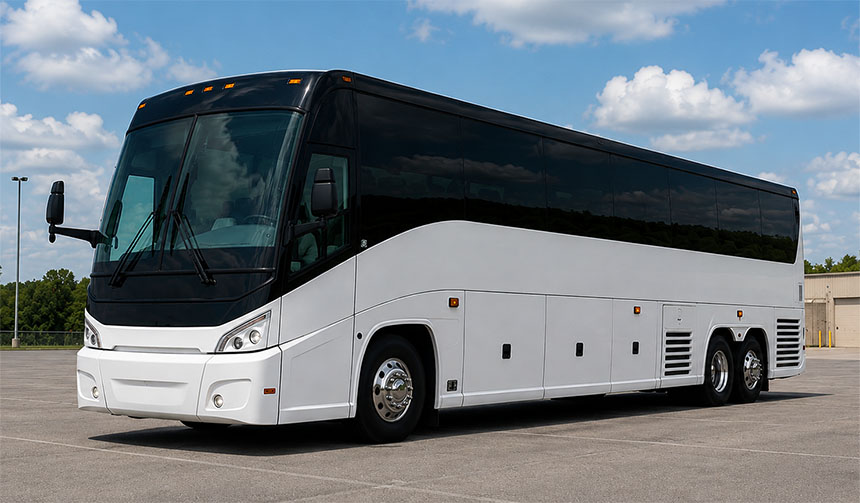 56-passenger charter bus in Memphis, TN